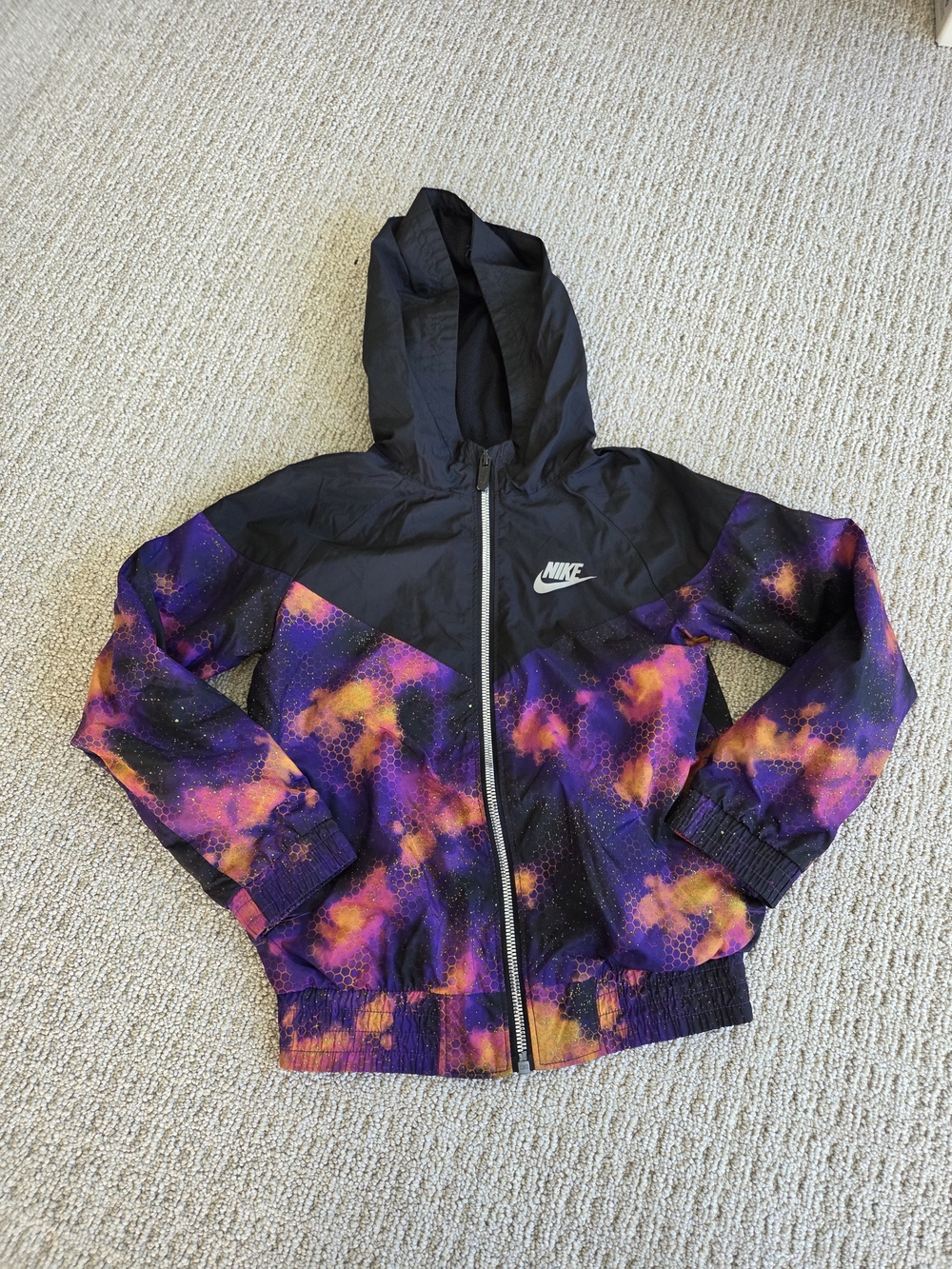 Nike Kids Galaxy Windbreaker Jacket Size 6